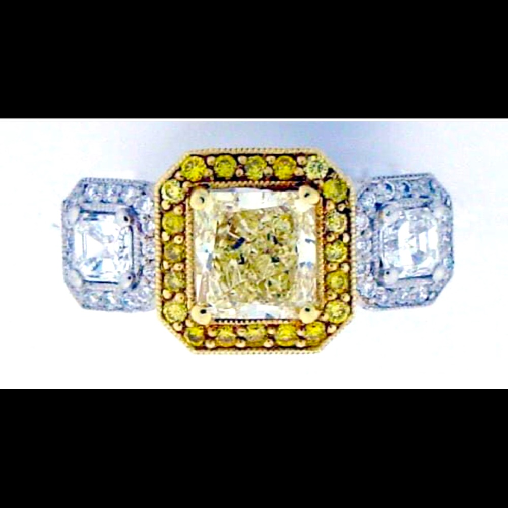 Yellow Diamond Ring